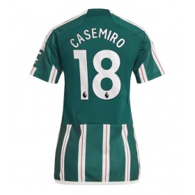 Manchester United Casemiro #18 Borta Kläder Dam 2023-24 Kortärmad